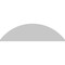 Ekena Millwork Segment Arch 3 Spoke Architectural Grade PVC Pediment, 46"W x 12-1/2"H x 2"P PEDPS046X125SEG03 - alternate 3